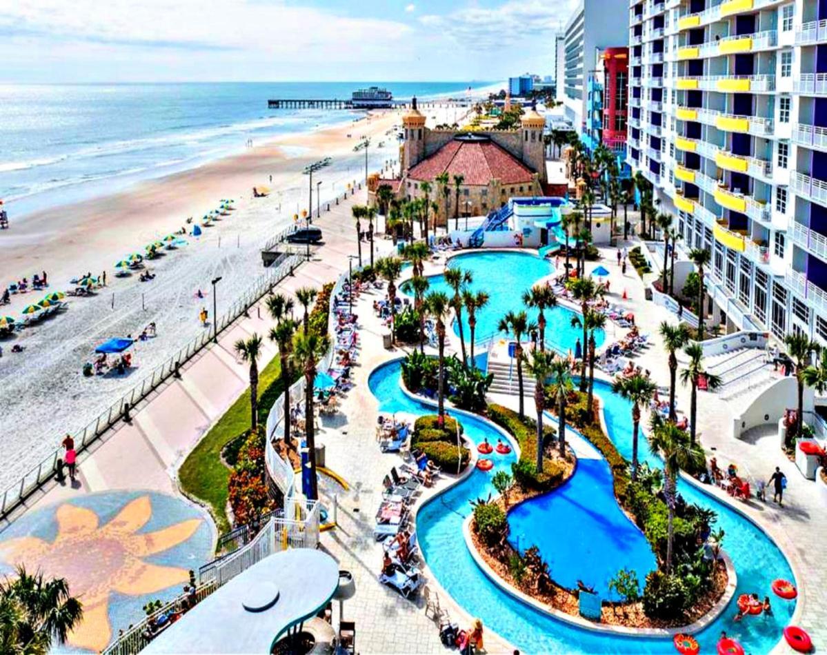2 Bedroom Resort Condo Direct Oceanfront Wyndham Ocean Walk - Daytona Funland 2226 Daytona Beach Bagian luar foto