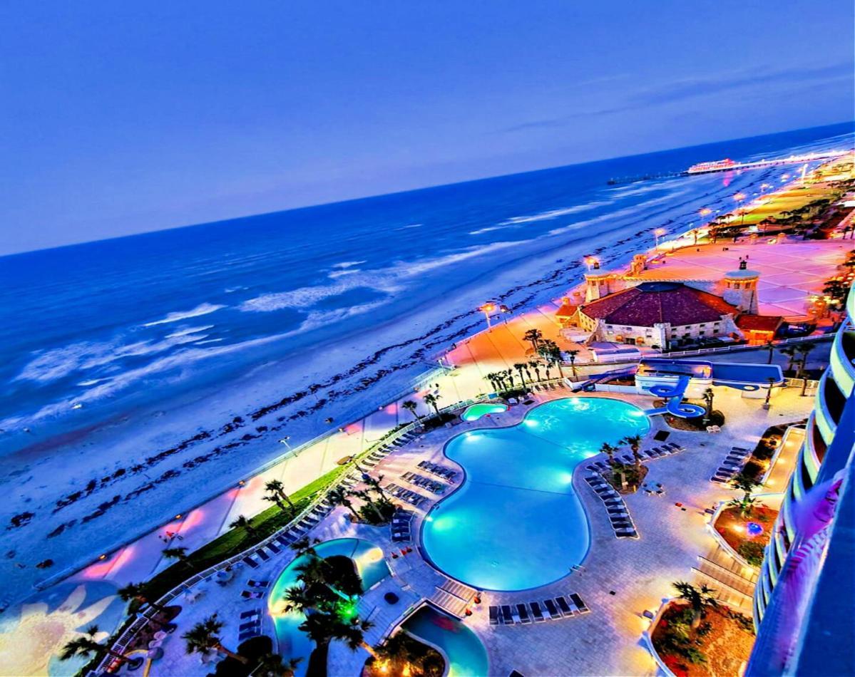2 Bedroom Resort Condo Direct Oceanfront Wyndham Ocean Walk - Daytona Funland 2226 Daytona Beach Bagian luar foto