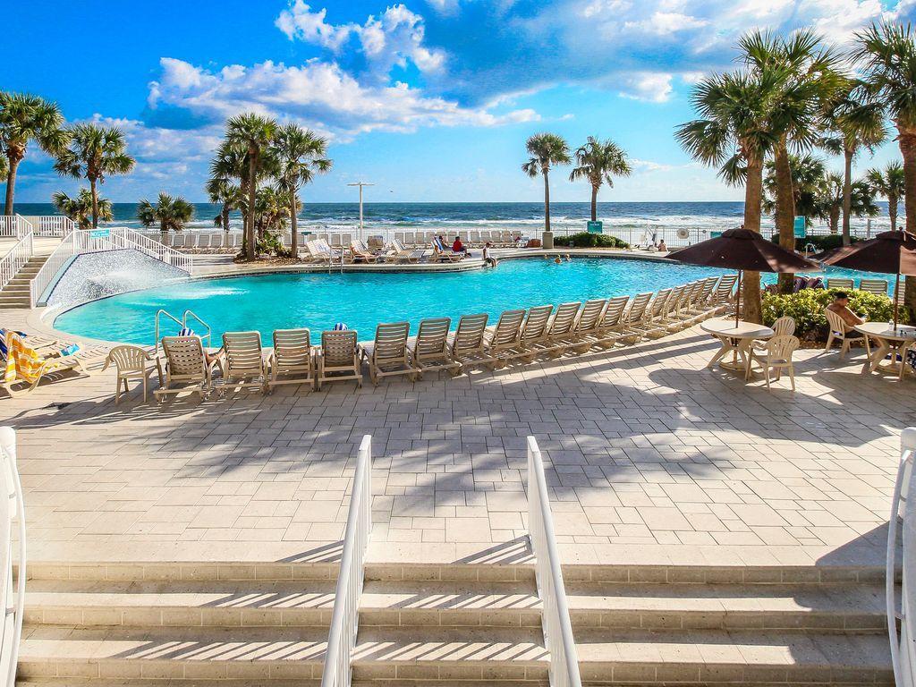 2 Bedroom Resort Condo Direct Oceanfront Wyndham Ocean Walk - Daytona Funland 2226 Daytona Beach Bagian luar foto
